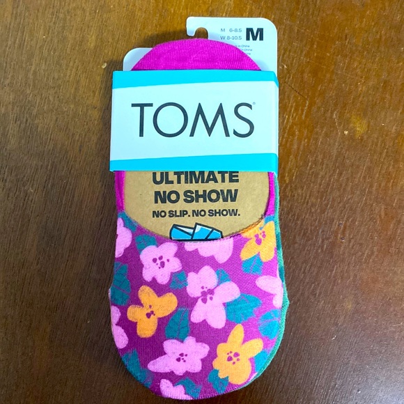 Toms Accessories - Toms Flower Fields No Show Socks